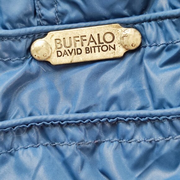 Buffalo David Bitton bomber jacket men's size M blue lot of pockets - Picture 8 of 15